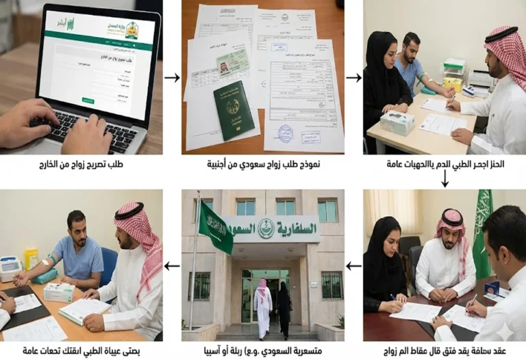 كيفية استخراج تصريح زواج من الخارج